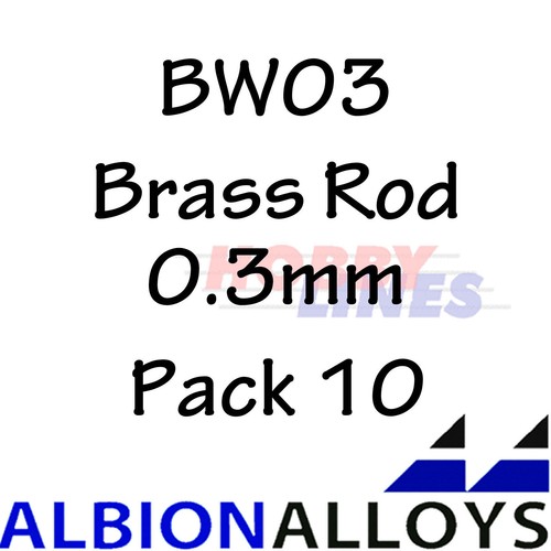Brass Rod ALBION ALLOYS Precision Metal Model Materials Various Sizes BW02 BW - Picture 5 of 14