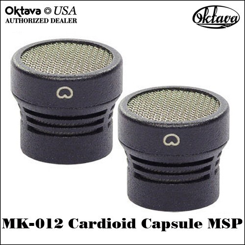 Oktava - Black MK-012 Cardioid Matched Stereo Capsule Pair - Brand New - Picture 1 of 4