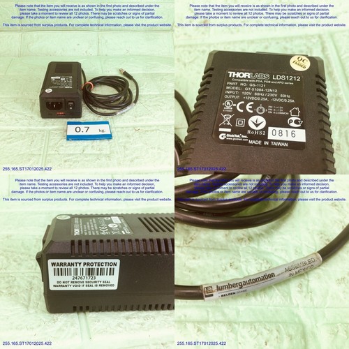 THORLABS LDS1212, ±12 VDC Regulated Linear Power Supply, SN:1723, FedExDHL. - Picture 2 of 16