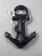 HEAVY Vintage Cast Anchor Bottle Opener Nautical Navy Barware