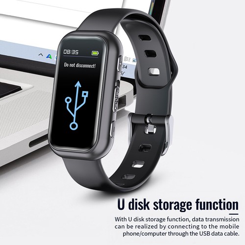 Voice Activated Digital Audio Voice Recorder Bracelet Wrist Watch MP3 Player 64G - Picture 11 of 26
