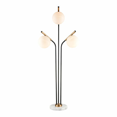 Elk Modern Crooner 3light Floor Lamp 1 Original Replacement Globe Only Fast Ship 818008046599 Elk Modern Crooner 3light Floor Lamp 1, Project 62 Floor Lamp Globe Replacement
