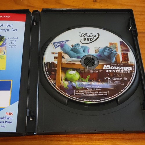 The Monsters University DVD (Used) Disney Pixar - Picture 5 of 5