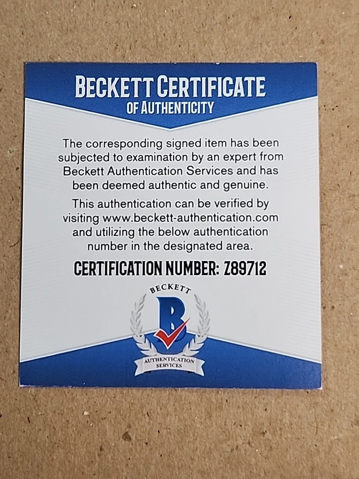 May 8, 2001  20K's ARIZONA RANDY JOHNSON AUTOGRAPHED BASEBALL Beckett Read Below - Image 3 of 4