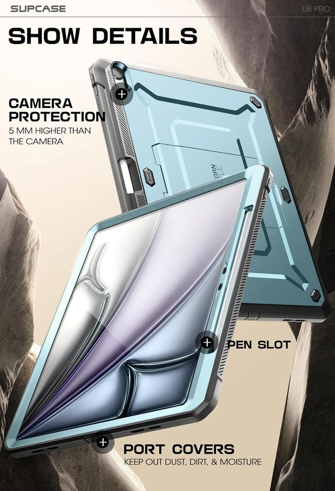 SUPCASE For Apple iPad Air 13" 2025/2024 with Pencil Holder Case +Screen Cover - Image 3 of 4