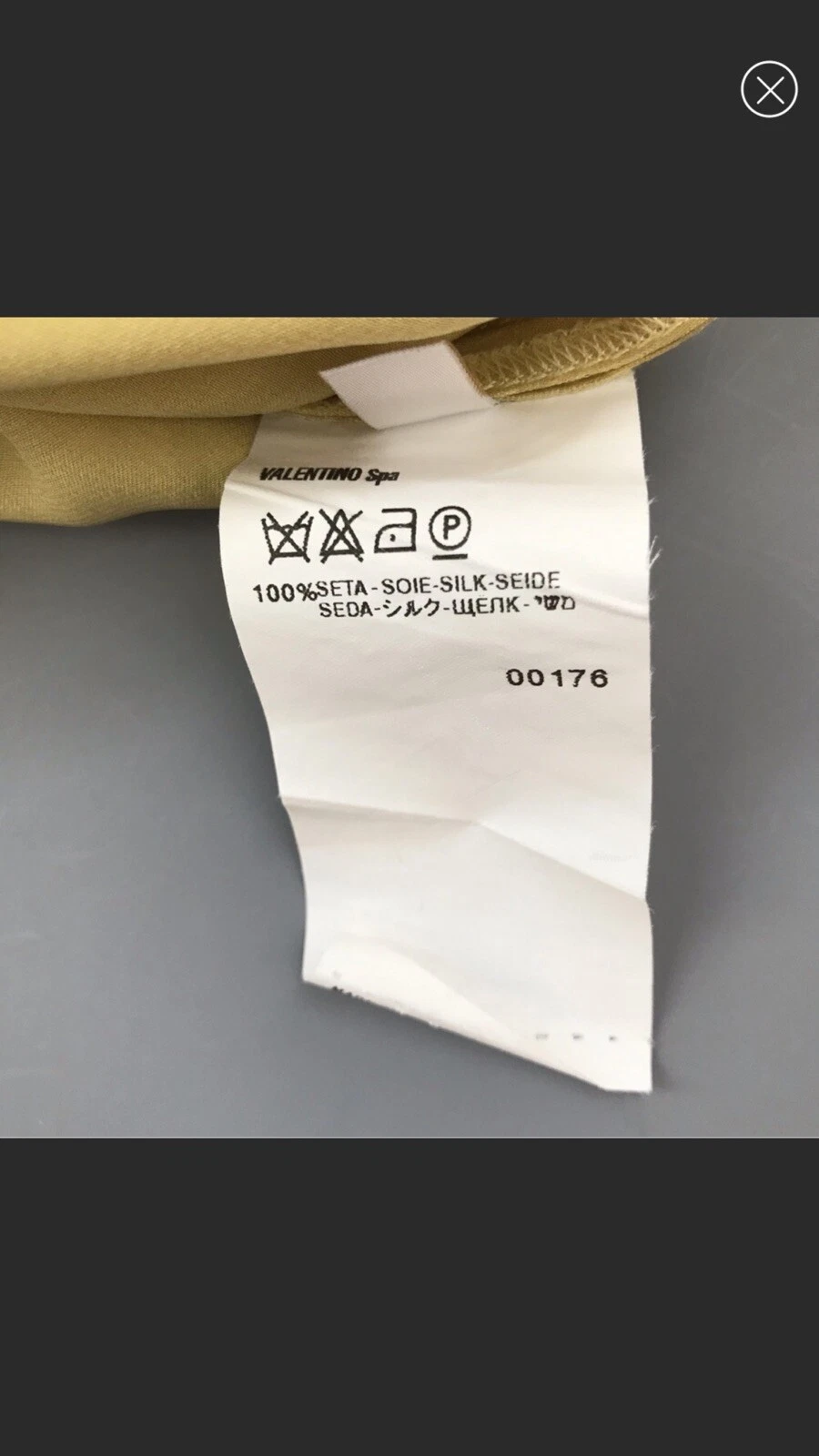 Abito smanicato Valentino Impero seta vintage midi scollo a V 8 designer Italia raro