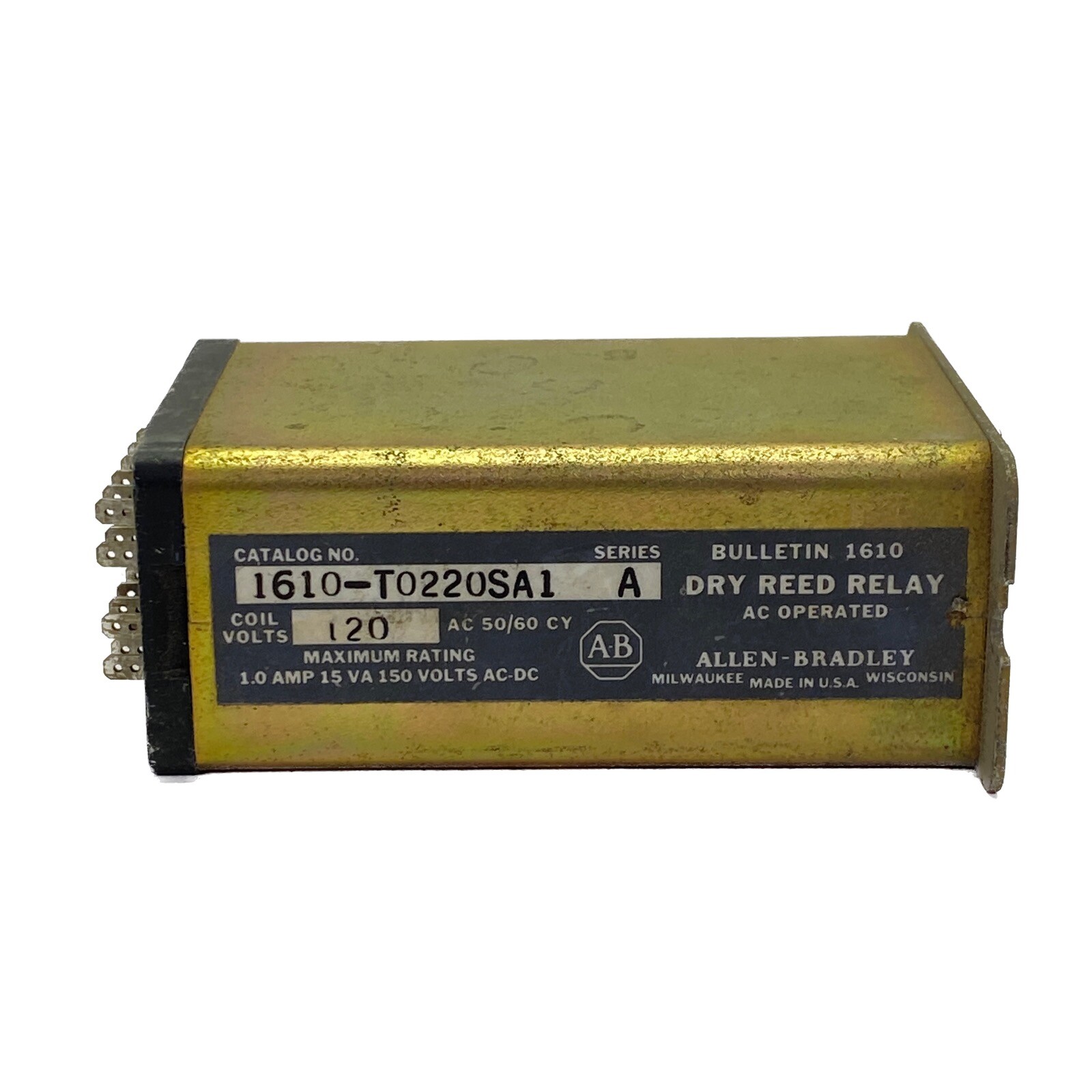 1610 Reed Allen Bradley 1A 15 VA 150V AC/DC 120VAC | Grelly USA