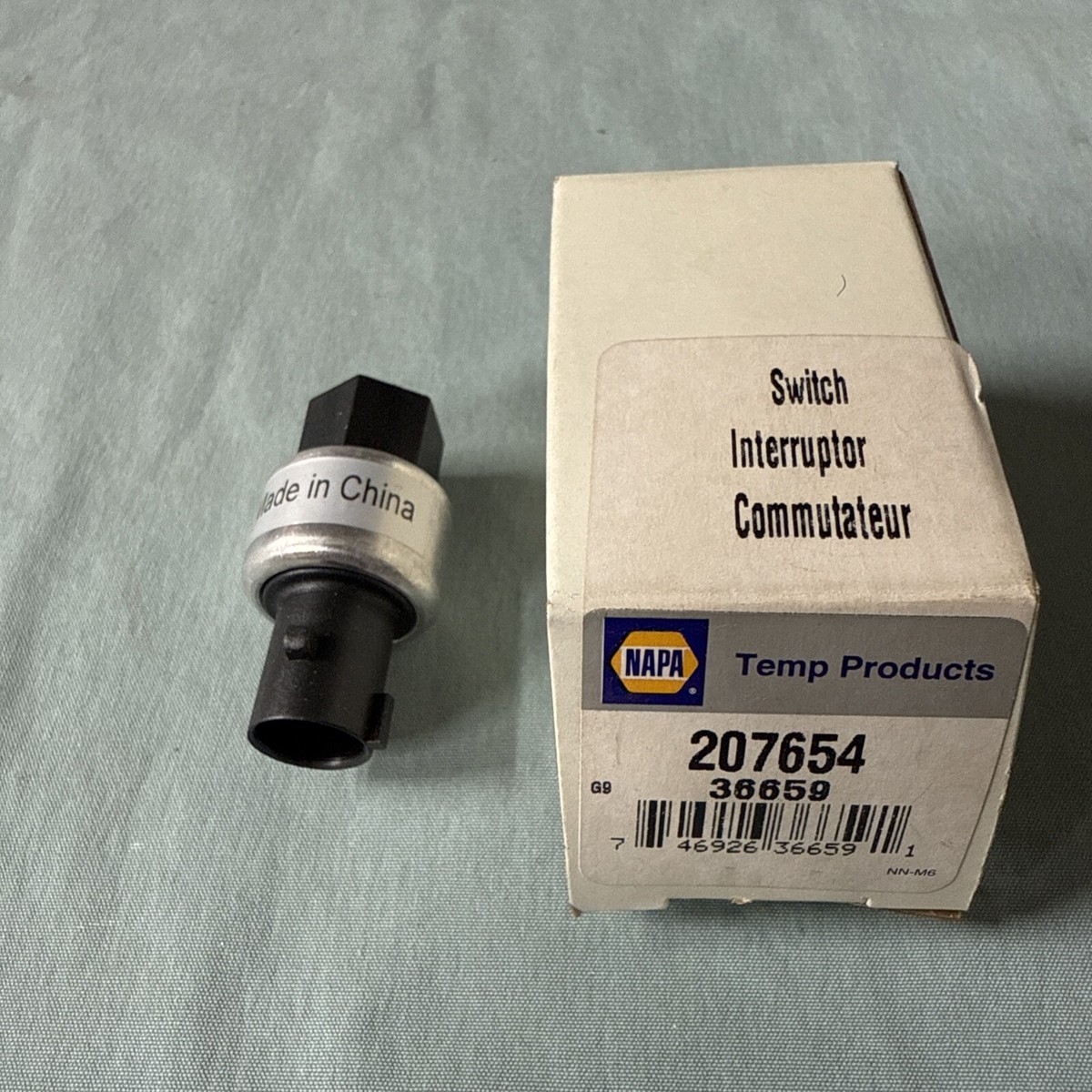 Napa 207654 A/C Compressor Refrigerant High Pressure Switch SCJ1