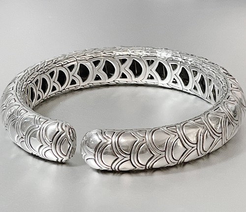 John Hardy Black Sapphire Legends Naga 925 SS Cuff Bracelet~8" MRP $2,600 - Picture 15 of 17