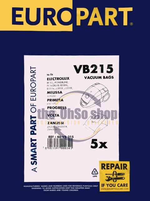 Aeg Gr 51s 4a Synthetic Vacuum Cleaner Bags For Smart 485 Vacuum Parts Accessories Assetrak Vacuums Floor Cleaning Machines