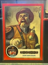 2023 UD Marvel Beginnings Volume 2 Series 2 Red Border #177 Dum Dum Dugan