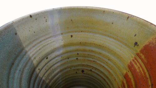 Creitz Keramik Handarbeit Pottery Weithals Vase signiert - Bild 8 von 11
