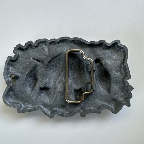 Western Cowboy Boots Belt Buckle Vintage Aluminium Metal - Picture 8 of 14