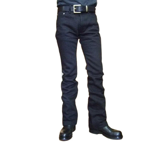 Iron Heart 9461Z 21oz Non-Fade Denim Boot Cut Jeans - Super Black KUROYOROI 黒鎧 Iron Heart 9461Z 21oz Non-Fade Denim Boot Cut Jeans - Super Black KUROYOROI 黒鎧