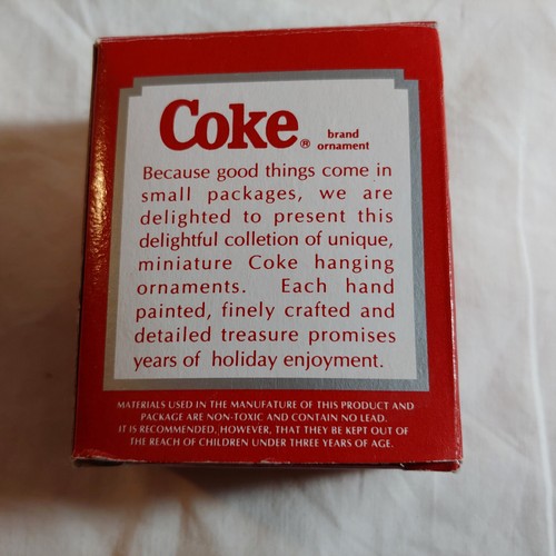 Enesco mini ornament Coke 1992 Christmas Float mouse blimp - Picture 5 of 7
