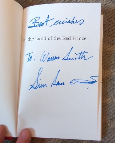 In The Land of The Red Prince Signed By Sien Sam 1994 First Edition - Picture 2 of 11