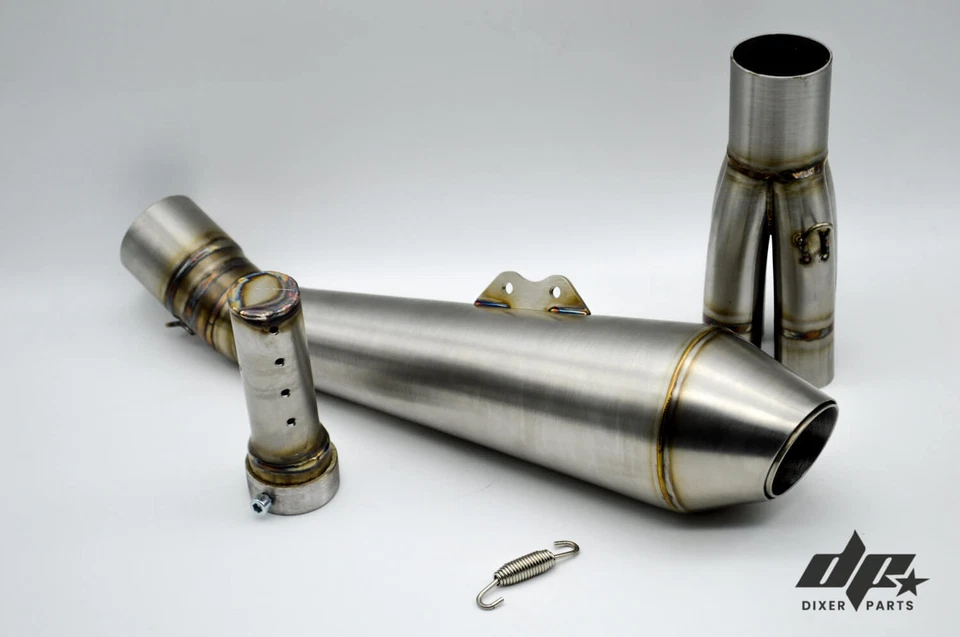 Silenciador de escape + Colector 4 en 1 + DB Killer BMW K100 K1100 (1982-2002) Cafe Racer Foto 3 de 4