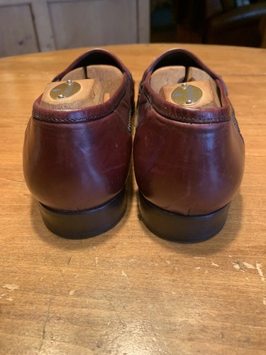 Johnston Murphy Red PennyLoafers Italy 10 M - Picture 3 of 10