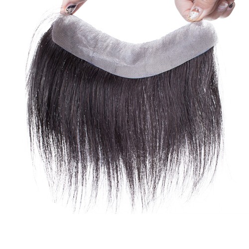 Peluca de piel Remy para hombre Tupee 100 % humana VLoop frontal tupé para hombre - Imagen 13 de 26