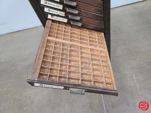 Ludlow Matrix Letterpress Cabinet - Picture 4 of 6