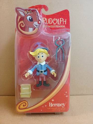 Hermey Figur 2009 Rudolph das rotnasige Rentier Forever Fun NEU - Bild 1 von 6