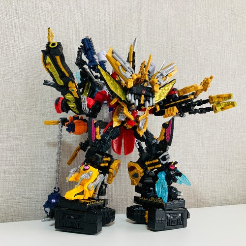 Bandai Japan Mini Pla Megazord Power Rangers Super Sentai King Ohger set completo - Foto 3 di 19