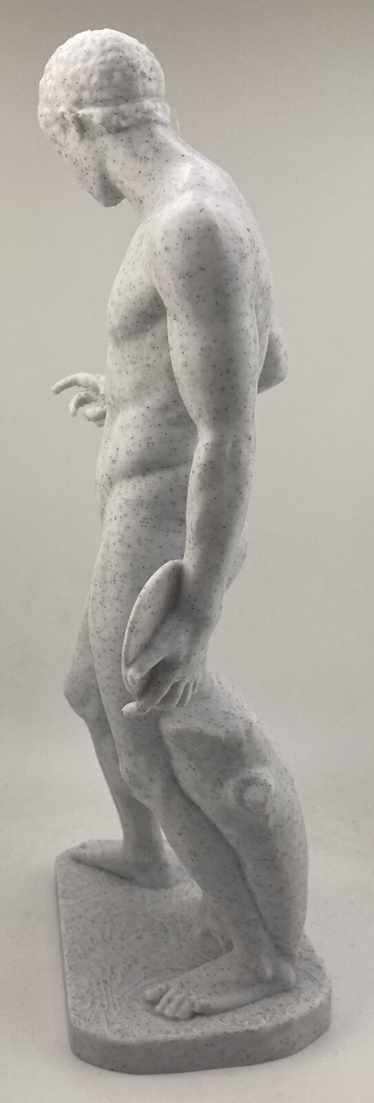 GREEK SCULPTURE DISCOPHOROS 9.8 INCH/250 MM, MUSEUM REPRODUCTION