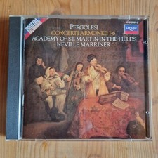 Pergolesi Academy Of St. Martin-in-the-Fields Neville Marriner Concerti Armon CD