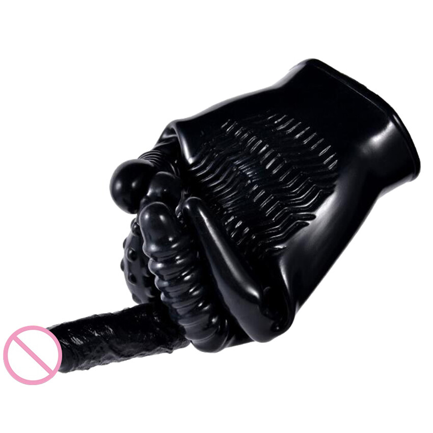 Vibrating Sex Massager Gloves Masturbation SM For Couple Women Vagina  Stimulator | eBay