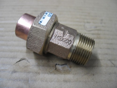 NUOVO NIBCO 733-4 3/4" NPT BRONZO FUSO /3/4" TUBO RAME UNIONE P9821 - Foto 2 di 4