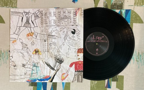 Lil Peep 2 LP Come Over When You're Sober Pt 1 & Pt 2 2018 Pink & Black Vinyl - Picture 6 of 7