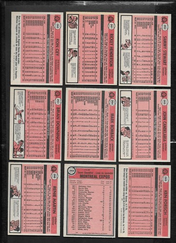 1981 OPC 81 O PEE CHEE TOPPS MLB BASEBALL CARD GRAY BACK 251-374 SEE LIST - Picture 31 of 247