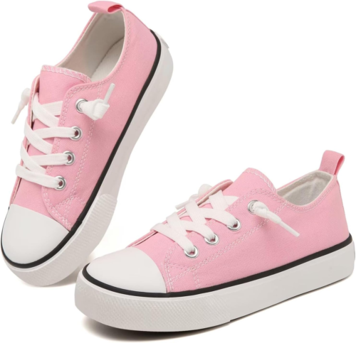 Toddler Little Kid Cushioned Canvas Shoes Slip on Sneakers Soft and Durable - Picture 6 of 19