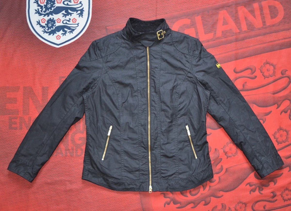Barbour B.INTL ESTORIL Wax Jacket INTERNATIONAL Women SizeUS 10 UK 14 EUR  40 | eBay