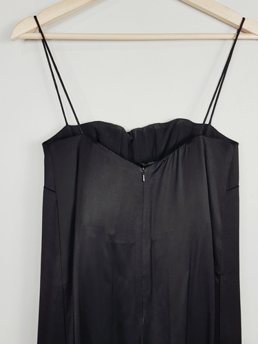 ZIMMERMANN Womens Size 0 or 8 / US 4 Black Sleeveless Satin Jumpsuit - Rare find - Picture 7 of 11