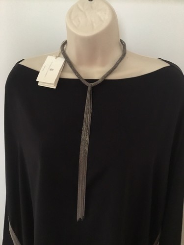 Brunello Cucinelli Monili - Silver Jewelry Necklace . New with Tag $1750. Italy - Picture 5 of 5