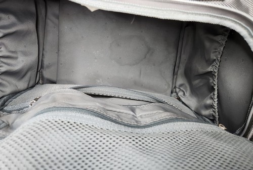 Delsey Duffel Bag Carry-On Weekender Overnight Gym Bag Lightweight Gray 15x11x6 - Picture 10 of 10