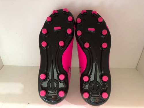 New Nike Jr Legend 10 Club FG/MG Fierce Pink/Black Soccer Cleats Size 1Y - Picture 8 of 8