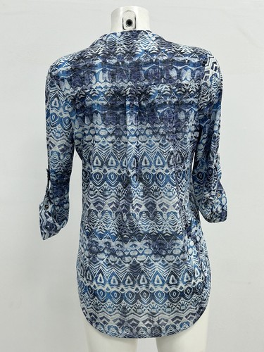 Blusa Camisa Top Ex Wallis Azteca Estampado Tie Dye Tallas 8/10 - Imagen 5 de 9