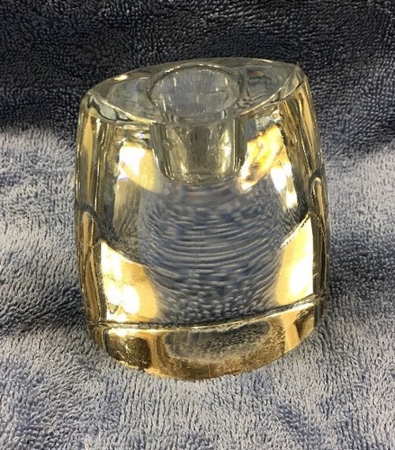 Waterford Crystal ECLIPSE Single Light Candlestick Holder 3.75" Signed - Picture 4 of 10