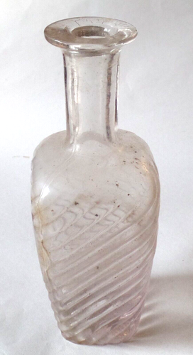 Antique Empty LAZELL DALLEY & CO. APRIL 29, 1890 Clear Glass Bottle (n2) - Picture 4 of 6