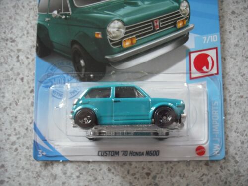 2021 HOT WHEELS DIE CAST HW JAPAN IMPORTS CUSTOM 1970 HONDA N600 CAR 187 LONG - Picture 2 of 2