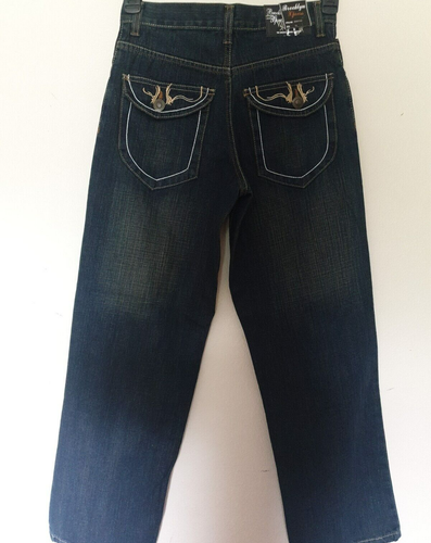 Brooklyn XPress VTG Jeans Size 16, 28x28 Relaxed Straight Leg Youth Boys Y2K NWT - Picture 7 of 9