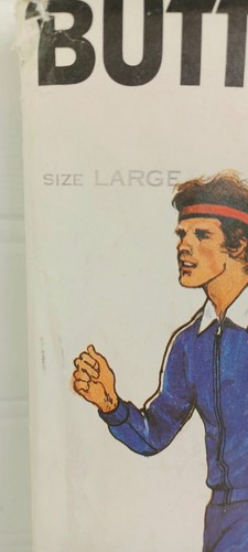 Patrón de traje de correr vintage Butterick #3050 para hombre, patrón de costura retro años 70 - Imagen 4 de 6