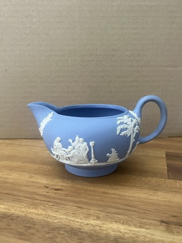 Wedgwood Blue Jasper Creamer - Picture 3 of 5