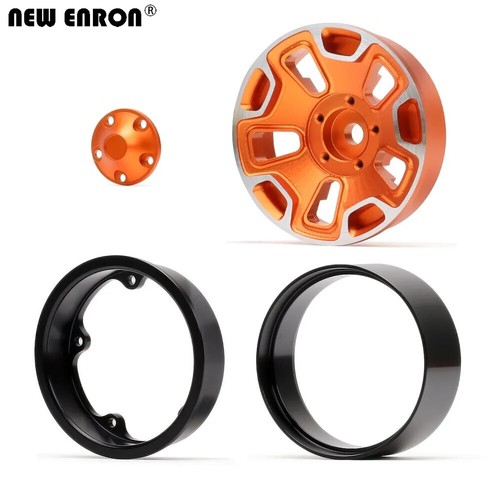 1.9" Wheel Rims Beadlock for 1/10 Crawler Jeep Wrangler Axial Tamiya TRX4 RC4WD - Picture 23 of 28