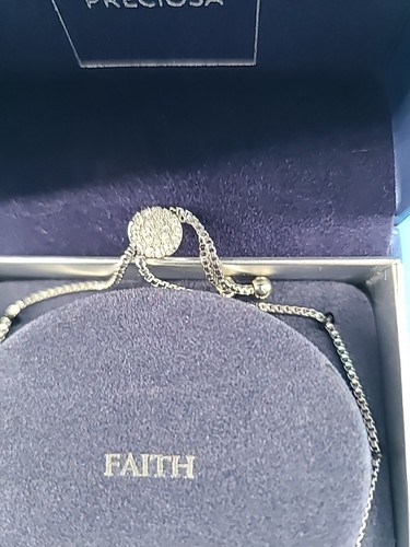 Bracciale Fede Nuovo Cristalli Brillanti di Preciosa NUOVO - Foto 5 di 6