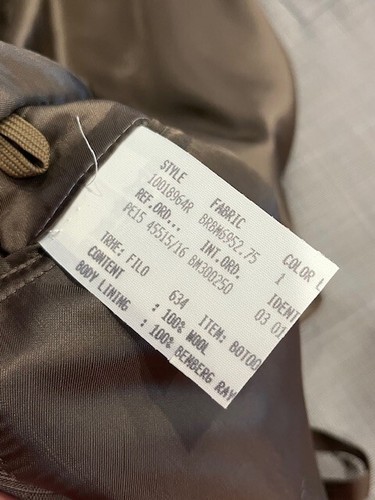 Brooks Brothers 1818 Madison Light Gray Saxxon Wool Suit 52R Italy - Picture 13 of 16