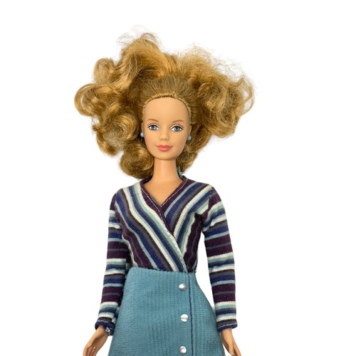 Muñeca Barbie vintage 1999 y accesorios pana genial chic púrpura y azul - Imagen 2 de 13