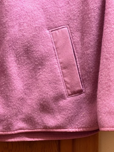 Tek Gear Essential Gear Size XS Purple Cozy Fleece 1/4 Zip front Pullover Top - Picture 4 of 11